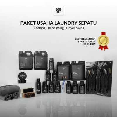 Paket Usaha Laundry Sepatu Type A Full Package